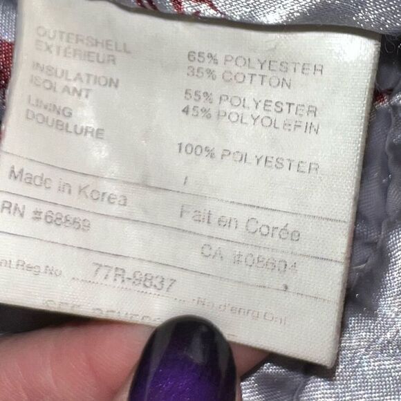 SOS Sportswear of Sweden Thinsulate Vintage Belted Ski Coat, Purple, Women’s 8 - Picture 10 of 16